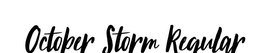 October Storm Regular Yazı tipi ücretsiz indir